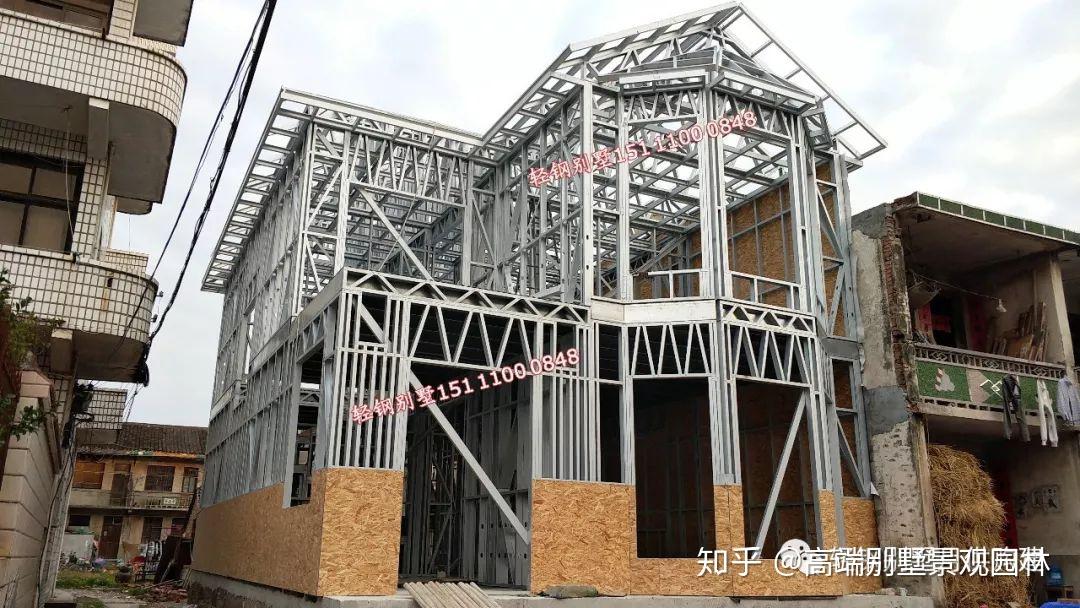 130张图81步,从头到尾告诉你:轻钢别墅是如何建造的!轻钢住宅施工全流程。 - 知乎
