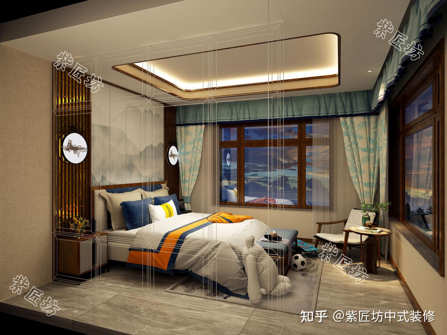 石家庄460㎡别墅装修丨中式别墅大宅，古韵风雅尽显大宅风范 - 知乎