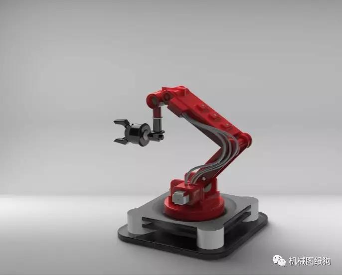 機器人roboarm機械臂模型3d圖紙solidworks設計