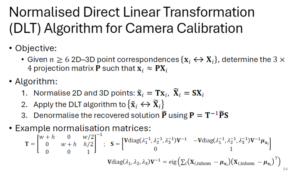计算机视觉笔记：CV 8-1 相机投影矩阵与校准 Camera Projection Matrix & Calibration - 知乎