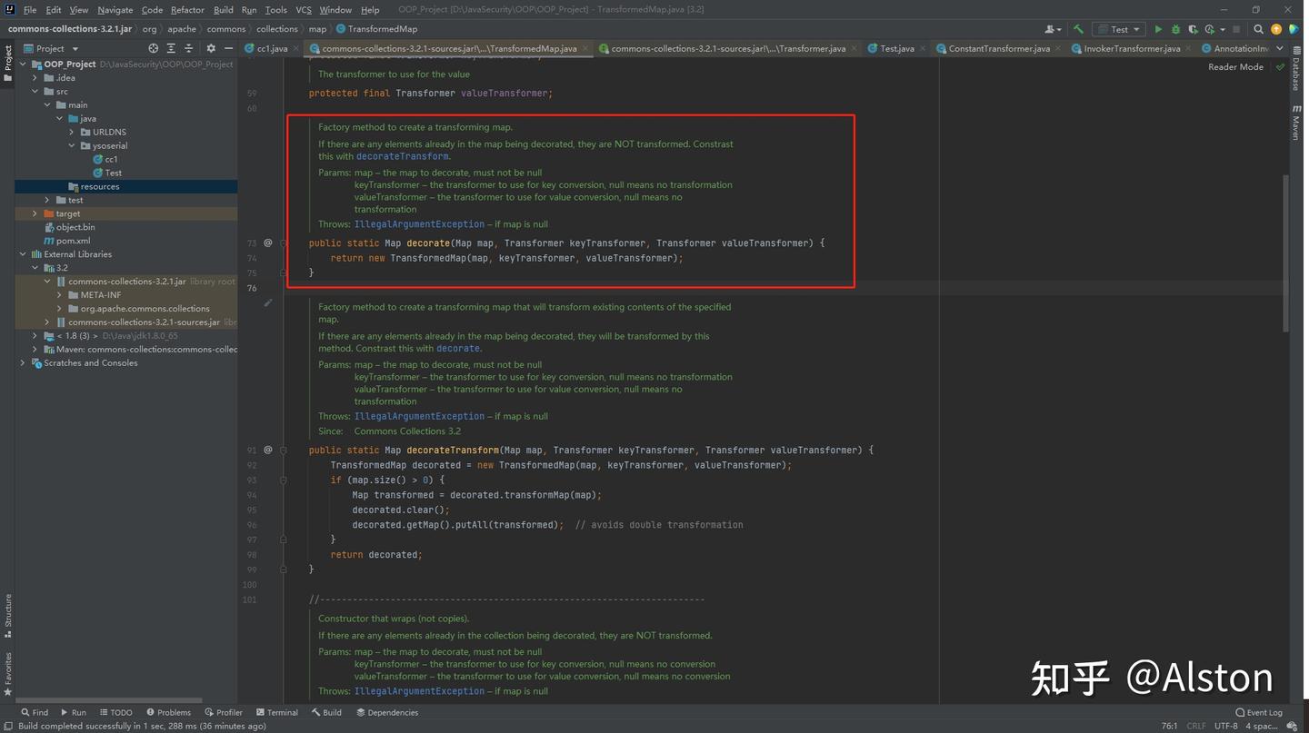 Java反序列化安全 - ysoserial commons collections 1 - 知乎