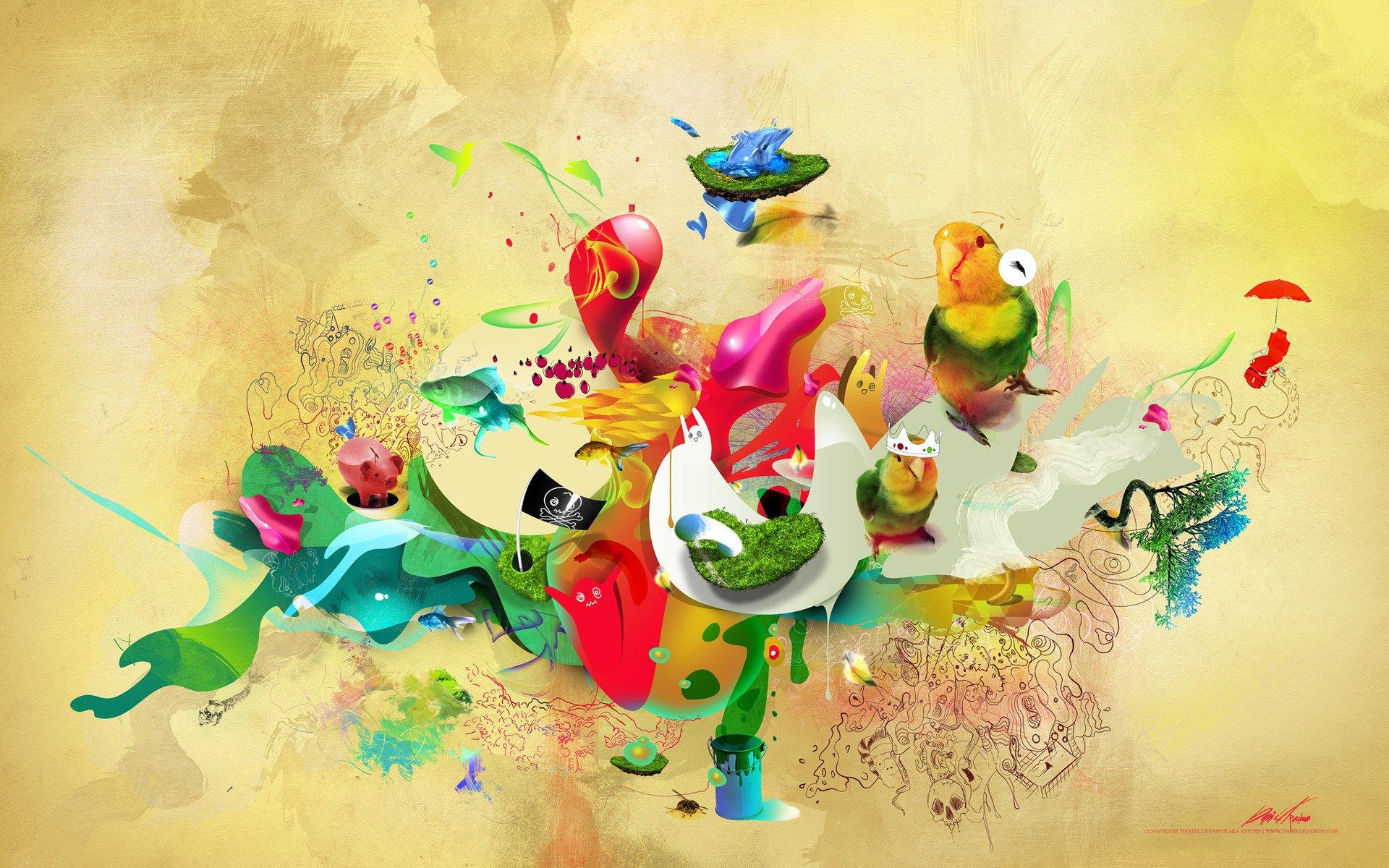 大家有那种色彩瑰丽奇幻视觉冲击力强的壁纸么