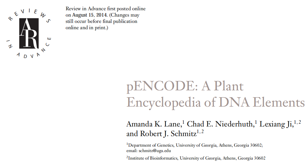 植物学家们的美好愿景——建立植物ENCODE（pENCODE） - 知乎