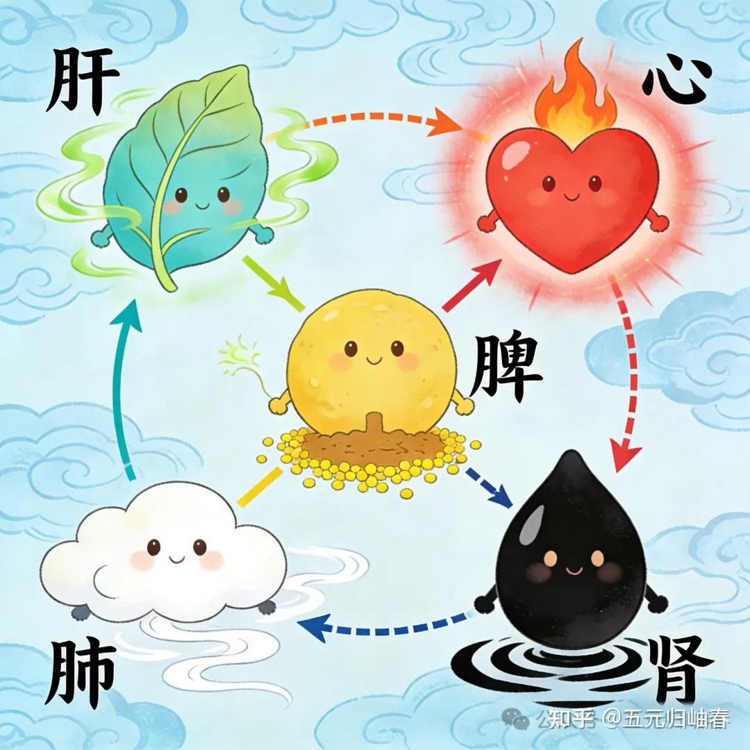 黄帝内经:如何依照五行生克调理五脏六腑 - 知乎
