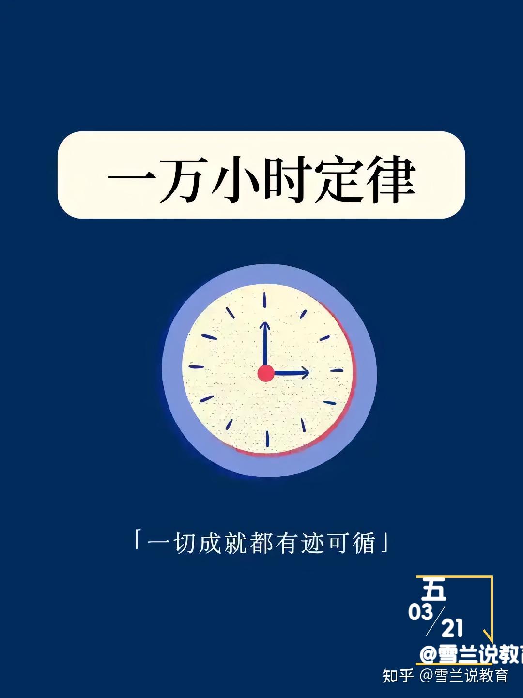 关于早期教育与1万小时定律之间关联的思考- 知乎