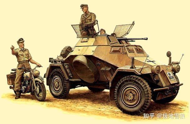 二战经典军事装备：德军国防军（SdKfz）222，232，250型装甲车 - 知乎