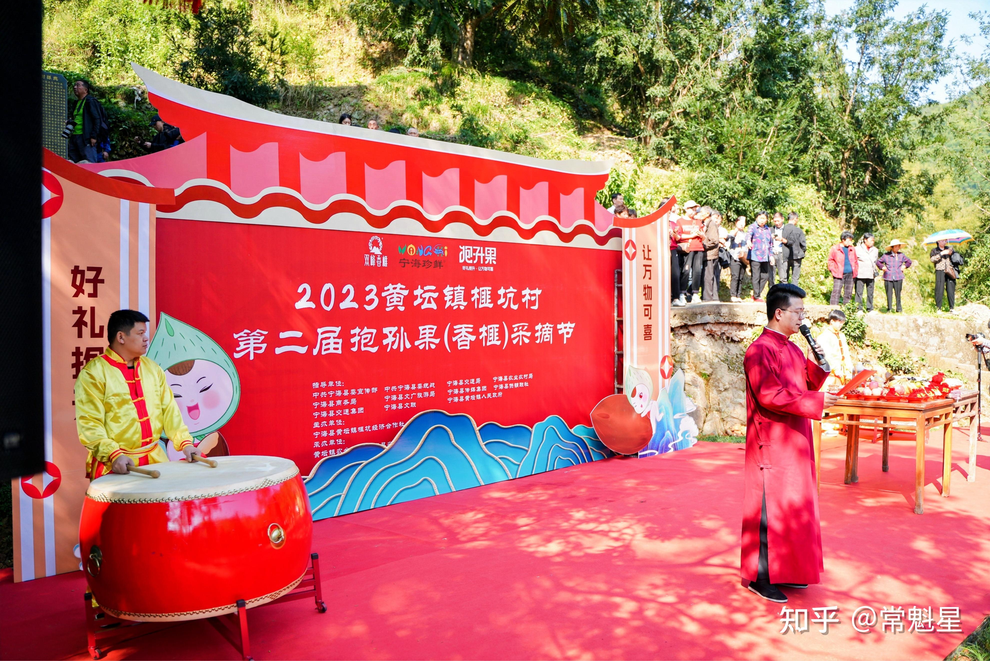 浙江省宁海县黄坛镇榧坑村举办第二届抱孙果(香榧)开摘节 - 知乎