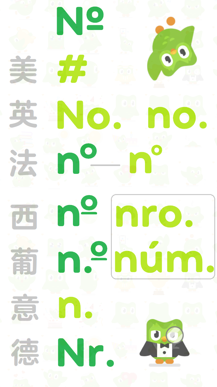 为什么number缩写为No.时N要大写? - 知乎