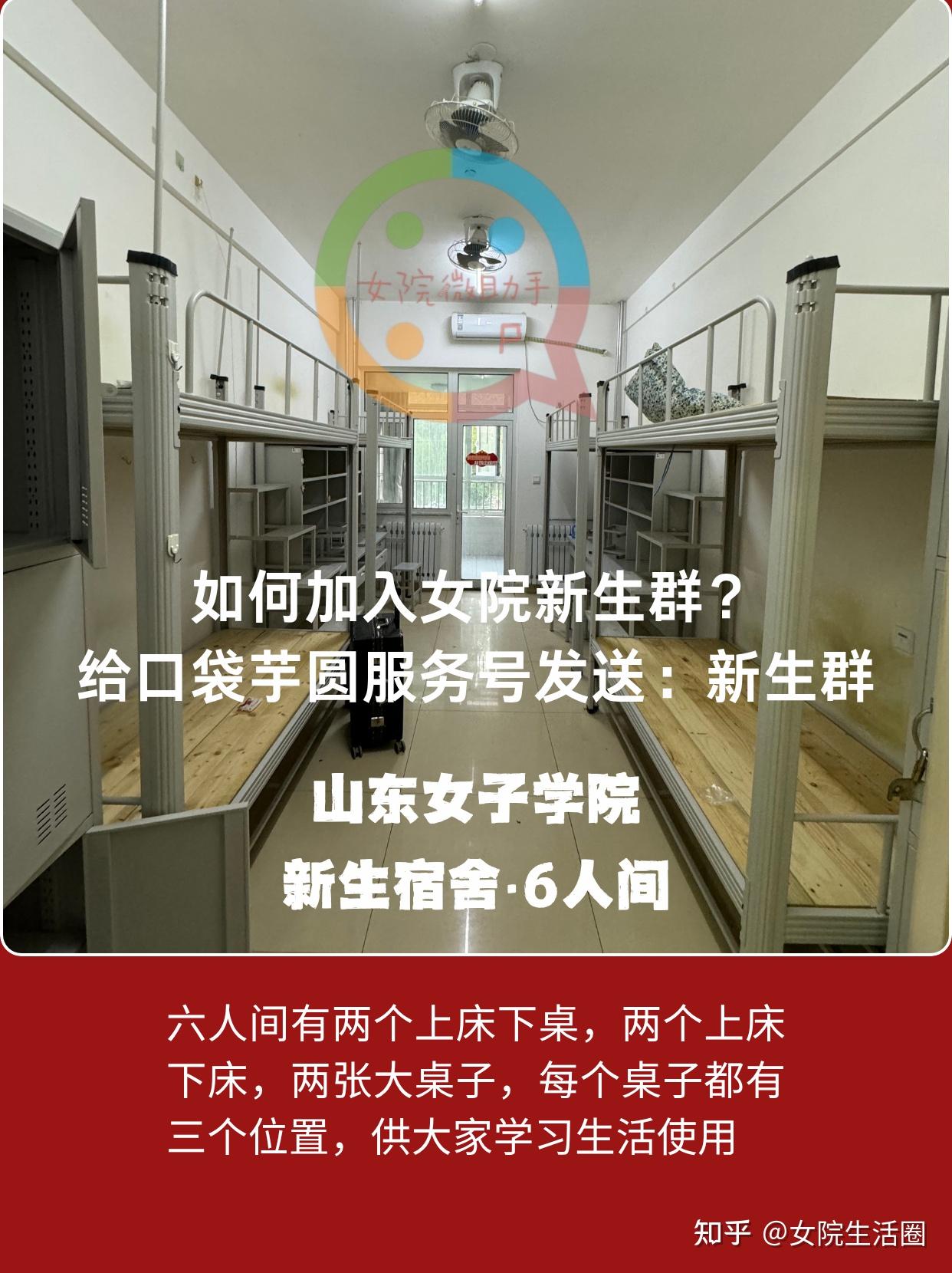 山东女子学院新生宿舍指南(六人间) - 知乎