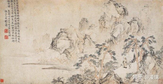 【源】唐物 太史硯 清時代 朱硯 騰雲瑞獸紋 清画家孫岳頒銘 端溪石 老坑 文房具 墨硯 蔵出 古董品 中国古美術 中国绘画史学习笔记（下） - 知乎