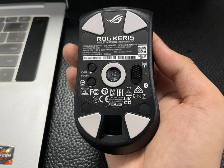灵动小巧的“掌中宝”——ROG 月刃无线 AP36K 鼠标分享