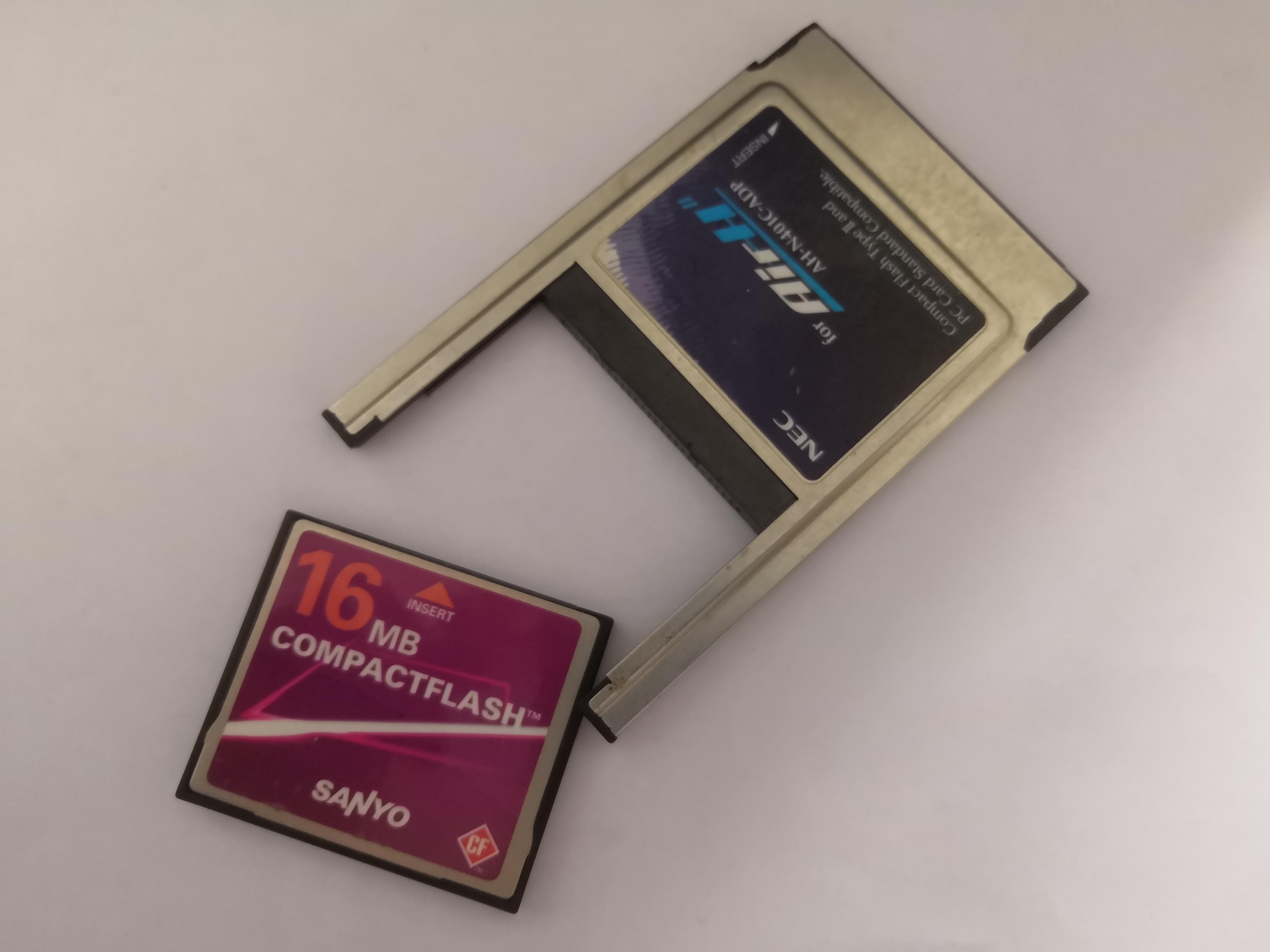 古董电脑-PCMCIA CF卡读卡器