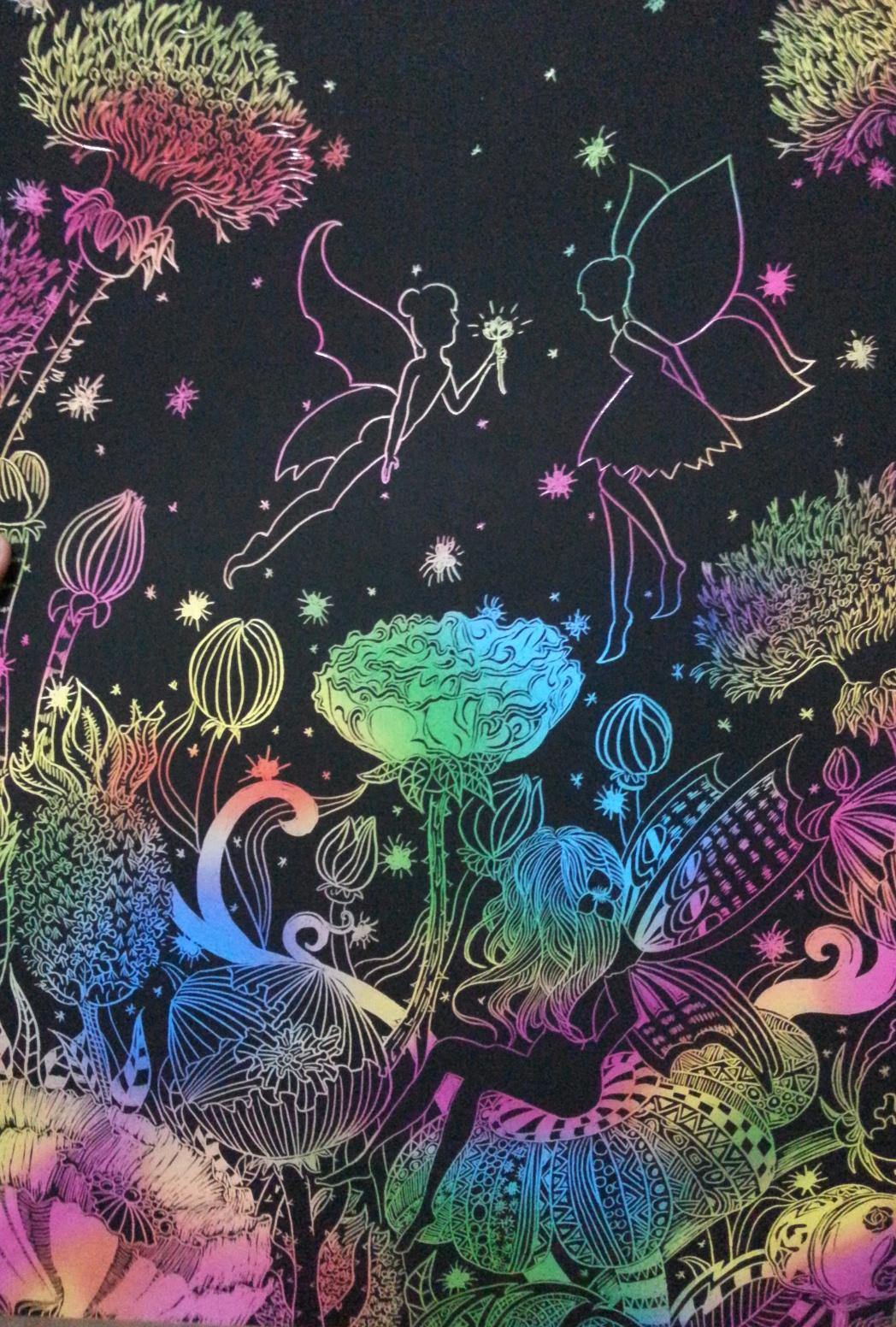 刮画：一种可肆意妄为，也可温柔细腻的画作 - 知乎