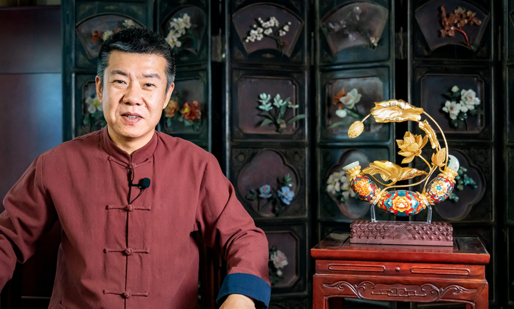 张铁成大师最新力作尽显生命之美,揭秘 《荷风常盛·中国禧》创作过程