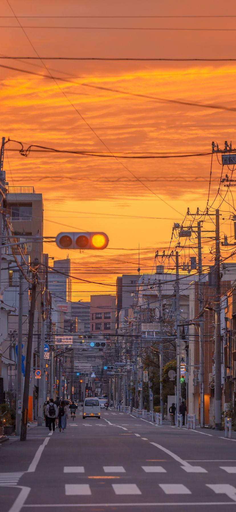 有没有日系街道壁纸例如下面这种的