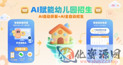 AI赋能幼儿园招生，AI自动获客+AI全自动招生