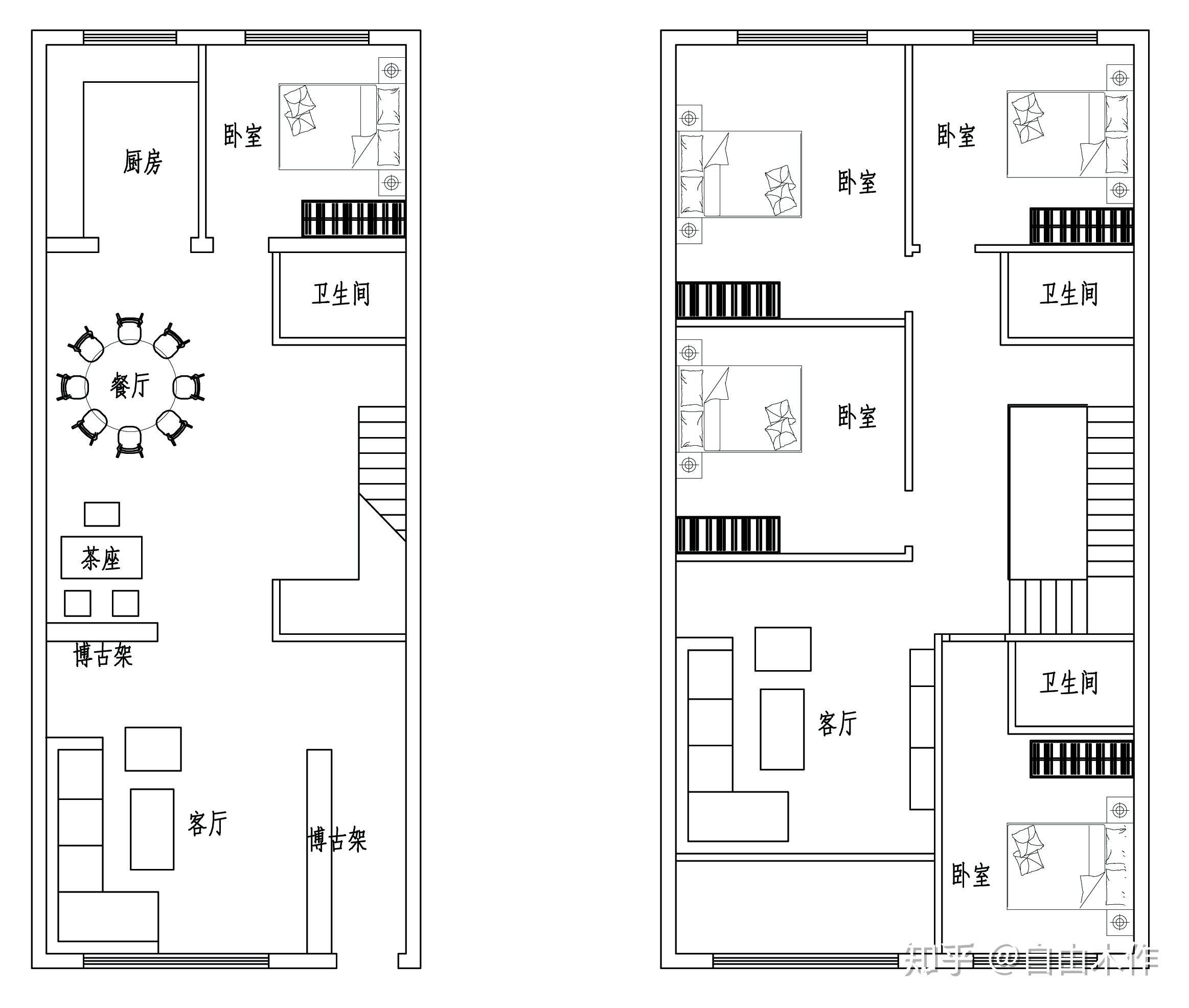 窄长型宅基地设计尺寸面宽63米进深152米如何设计比较好