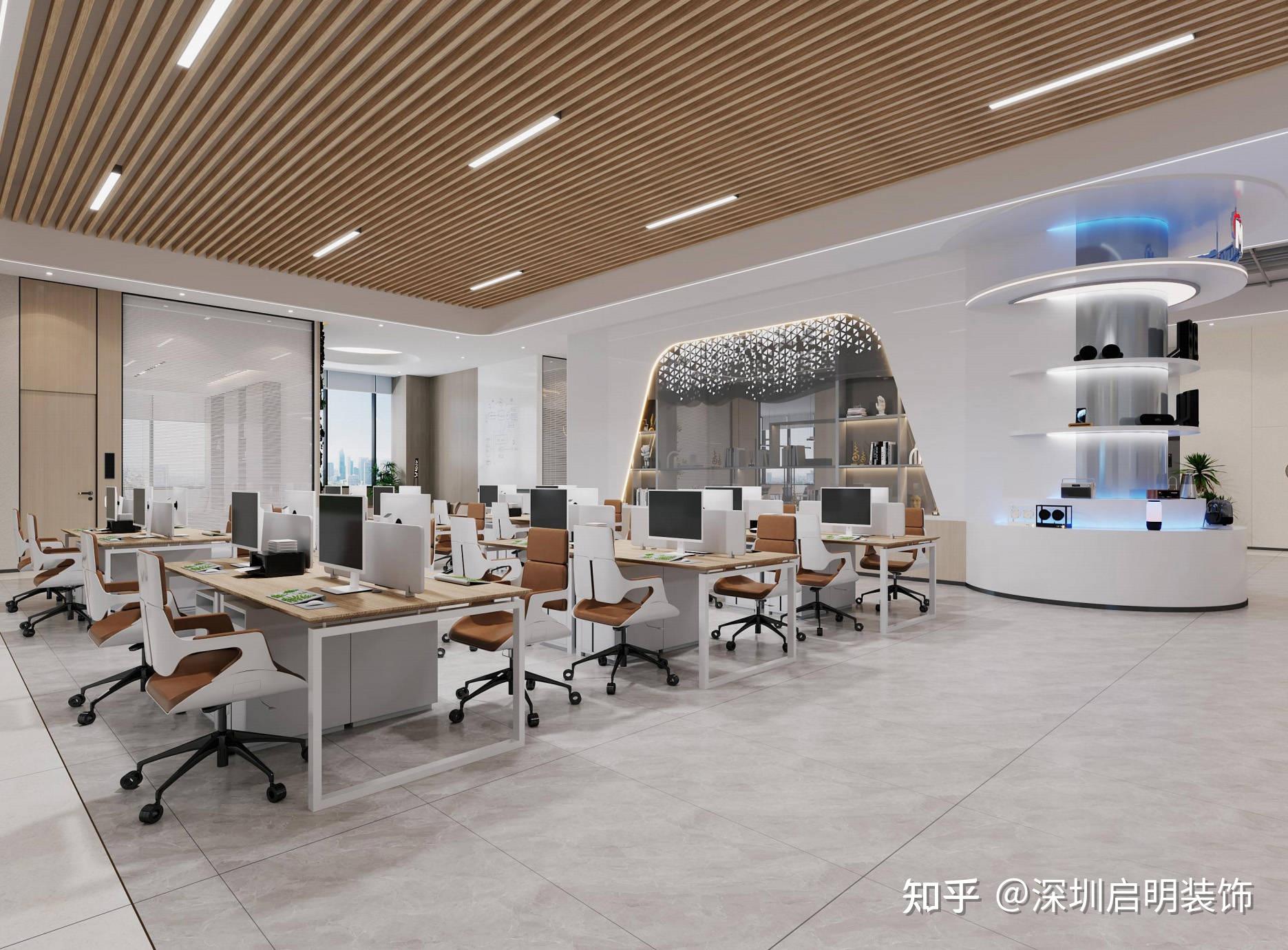 浅灰+米白:高级感办公空间的色彩搭配公式 - 知乎