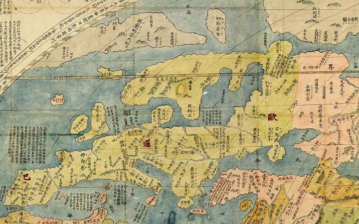 国宝《坤舆万国全图》，看看明朝人眼中的世界是怎么样的- 知乎