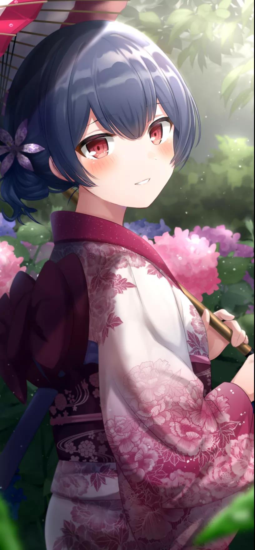 有没有漫画风的美女壁纸?