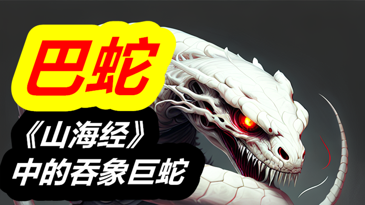 山海经中的吞象巨蛇巴蛇