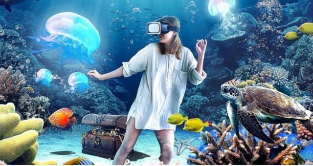 戴上VR体验海底世界 美国弗雷泽公共图书馆8.13举行VR海底之旅 - 知乎