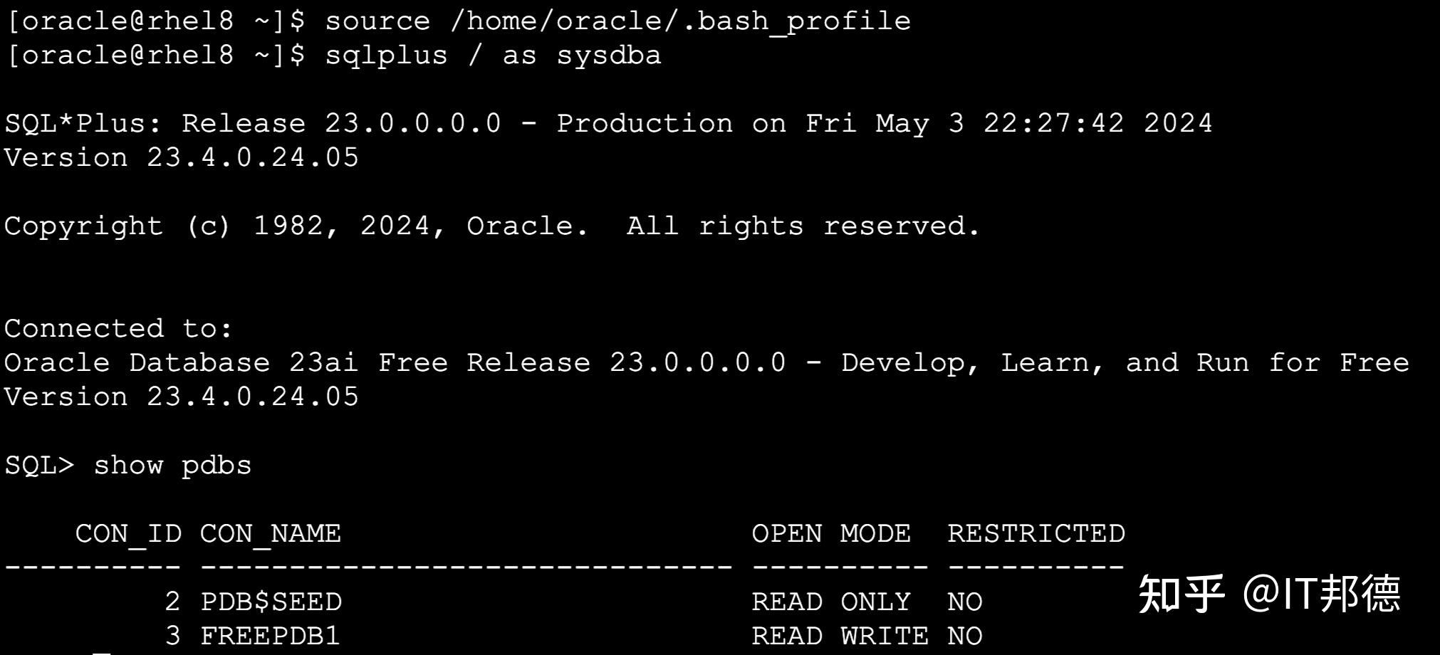 Oracle23ai 23 