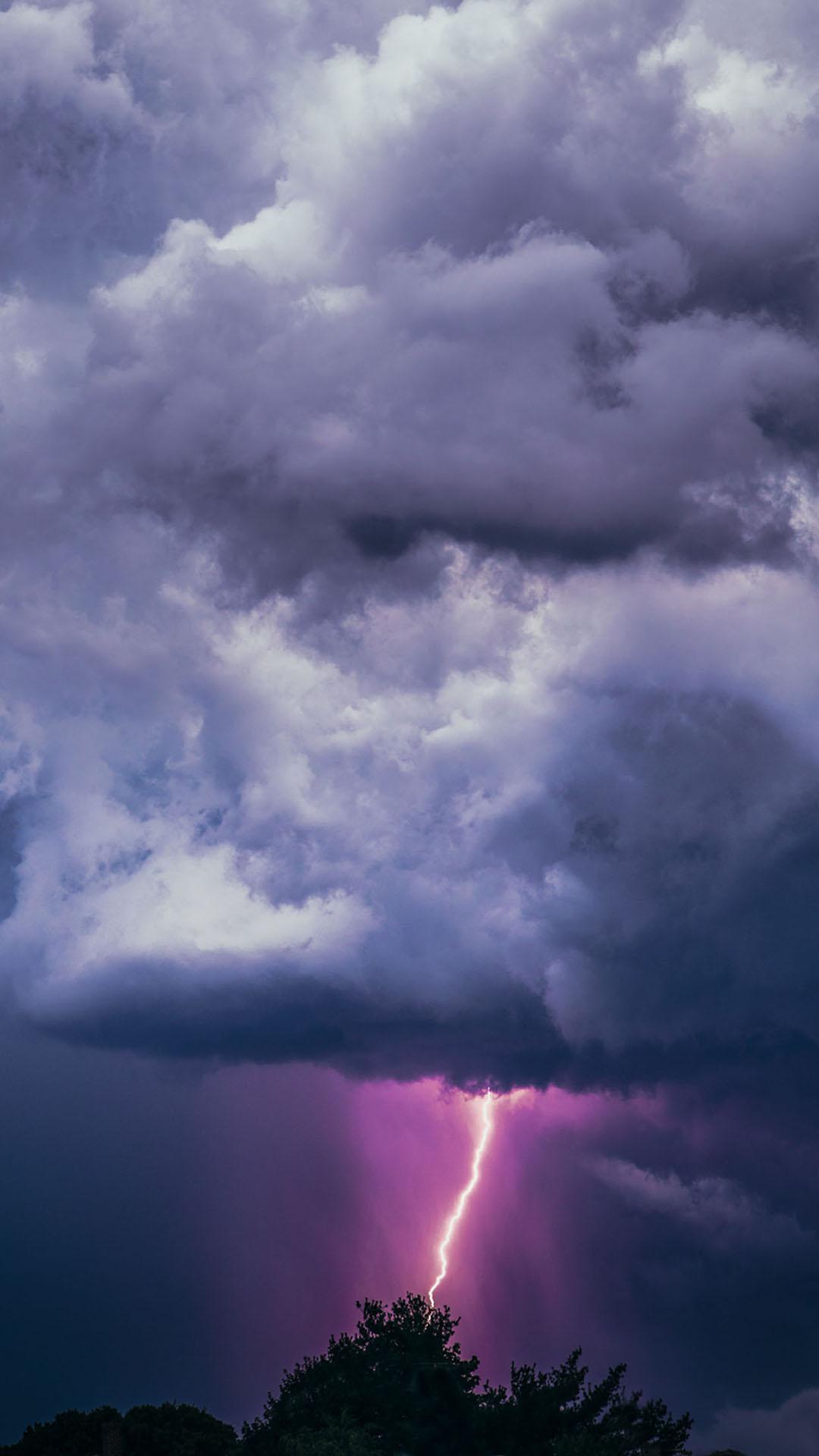 有没有那种乌云密布的全面屏壁纸