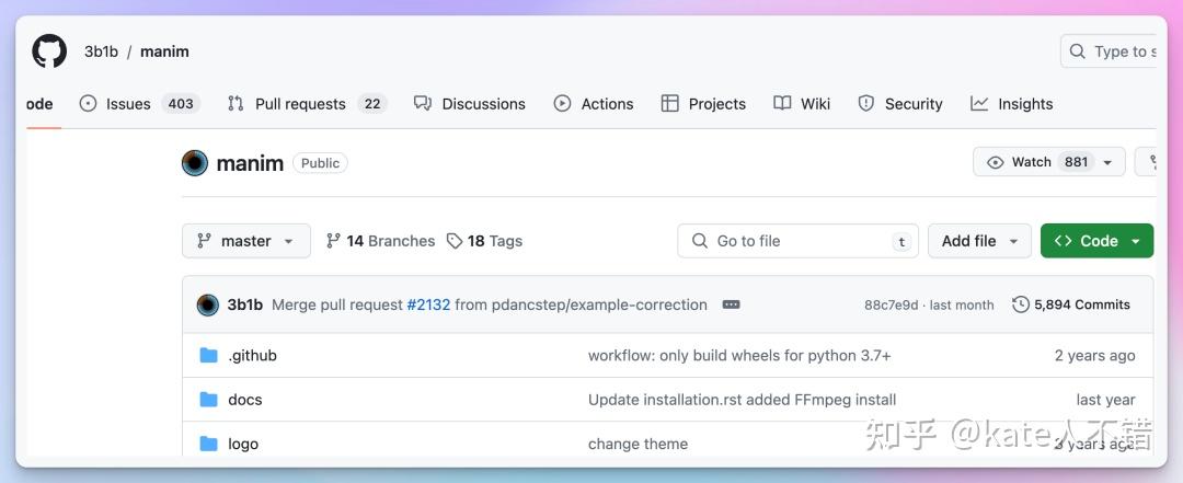 Manim + ChatGPT 实践：零基础也能制作酷炫动画 - 知乎