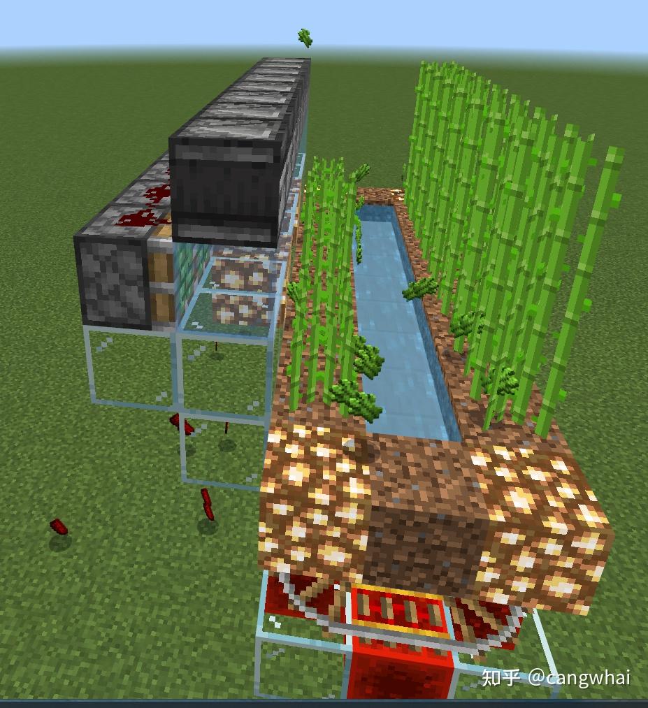 Minecraft.红石（一）全自动甘蔗机- 知乎
