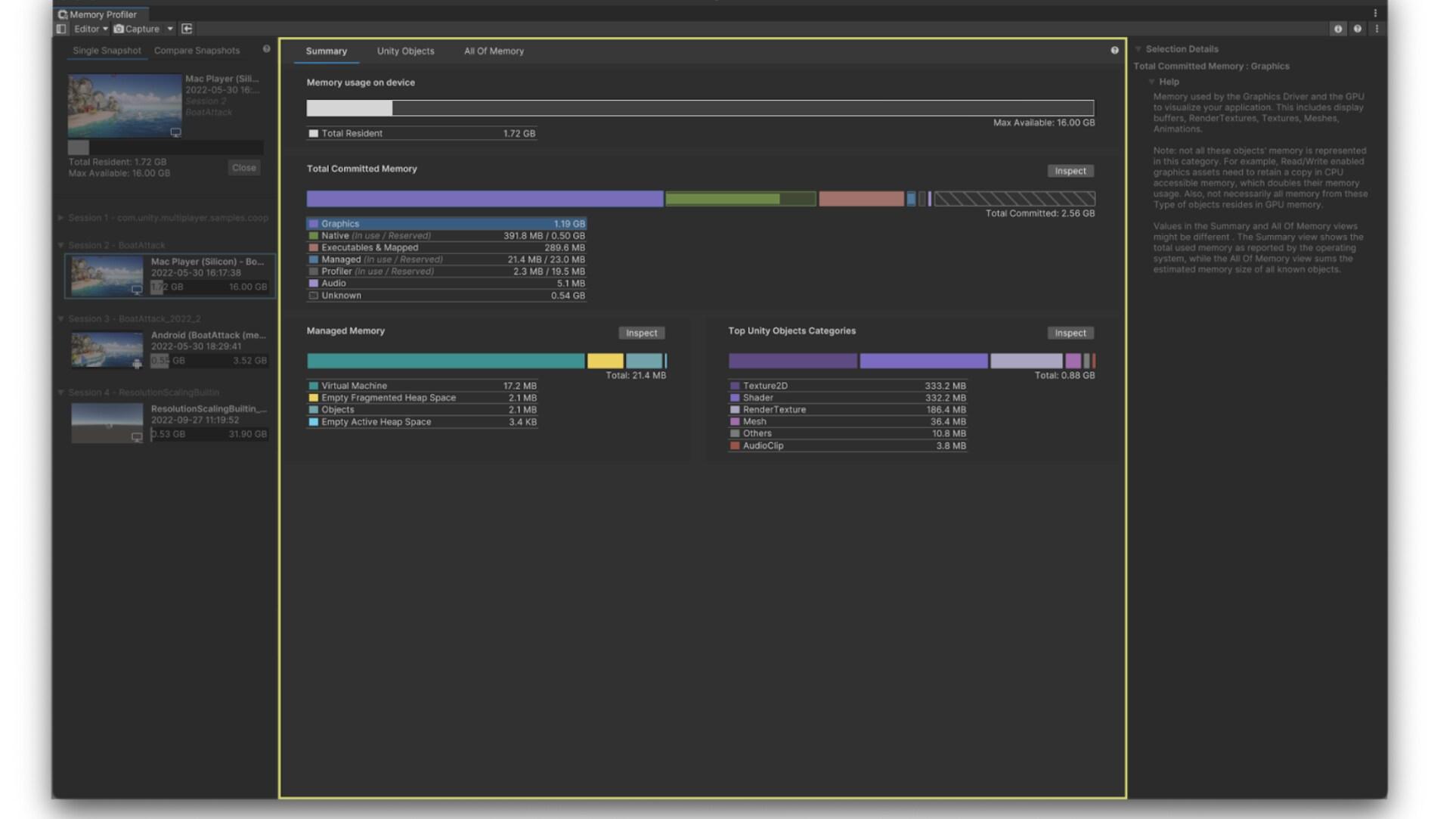 Memory Profiler（内存分析器）1.0.0版全面介绍 - 知乎