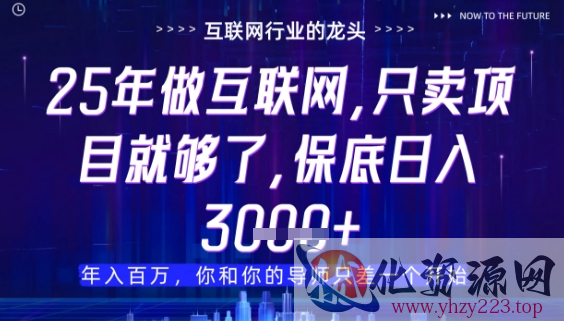 什么！25年你还在找项目做？风口早就变了，卖项目才是稳挣不赔【揭秘】
