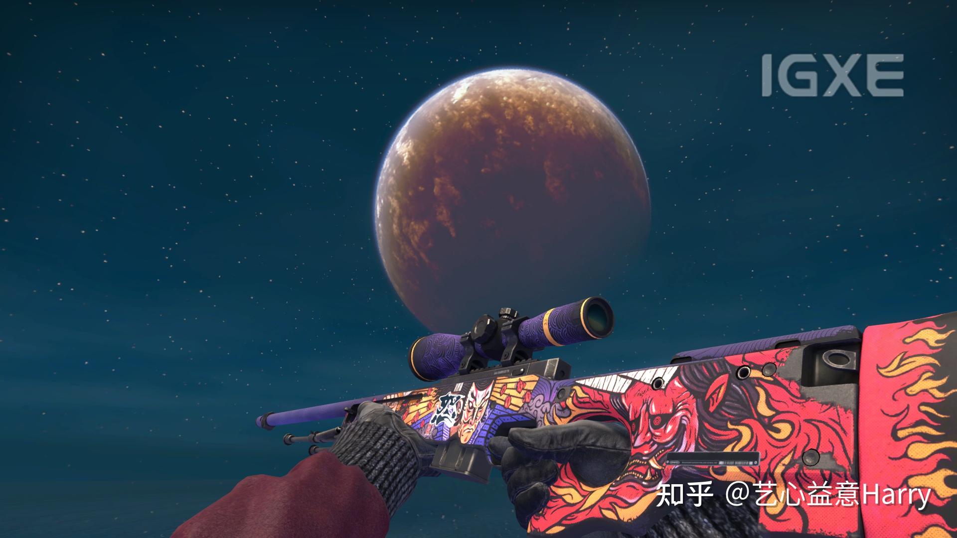 csgo狙击枪雷击和鬼退治哪个好看