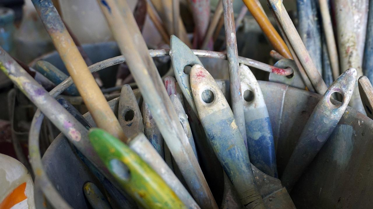 3. 清洗油画步骤