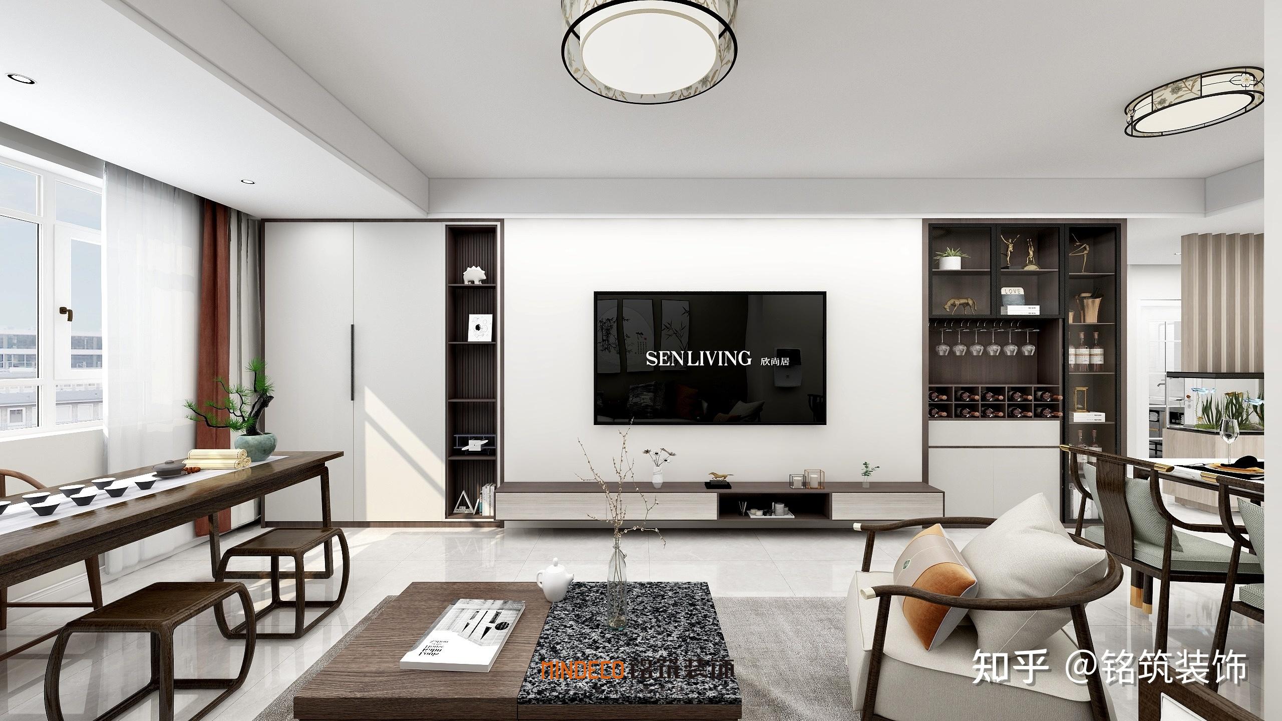 端庄禅意尽显舒适大气,客厅档次十足 - 知乎