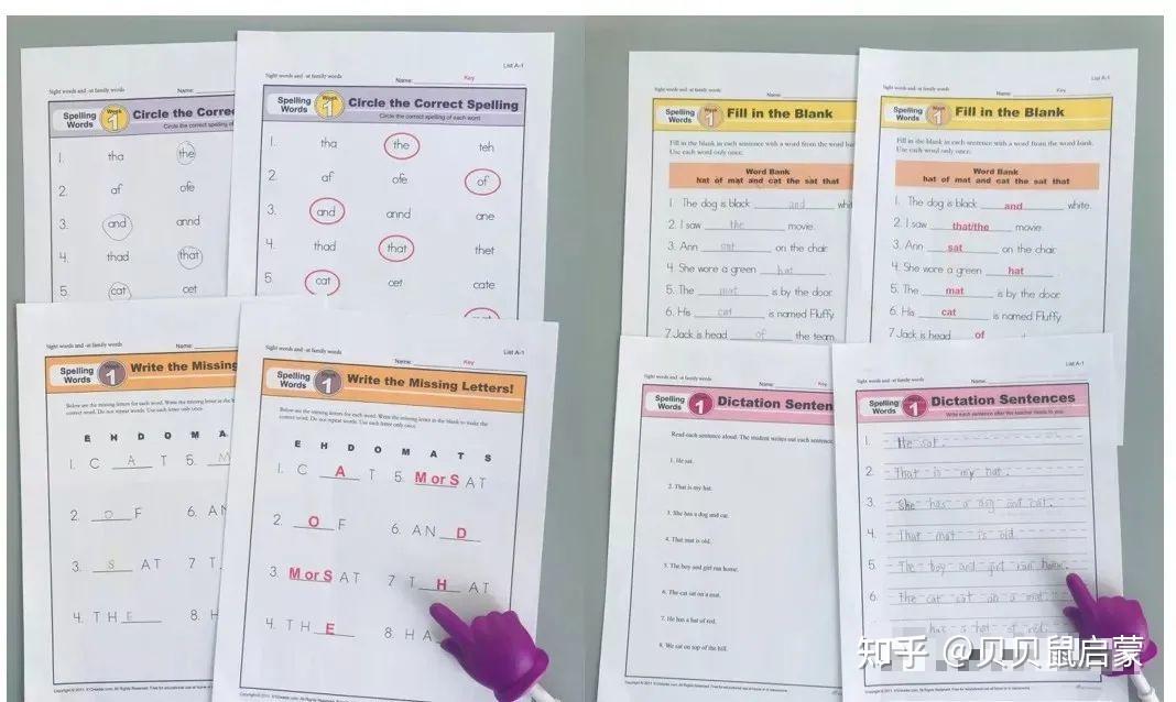 单词叠加记忆教材《Spelling Words》1-5级PDF~轻松通关3000个单词 - 知乎