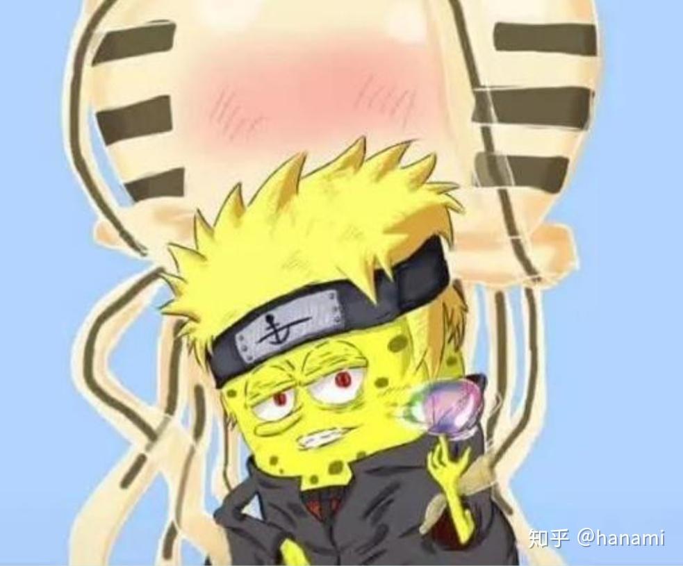 有没有火影忍者加海绵宝宝的图片