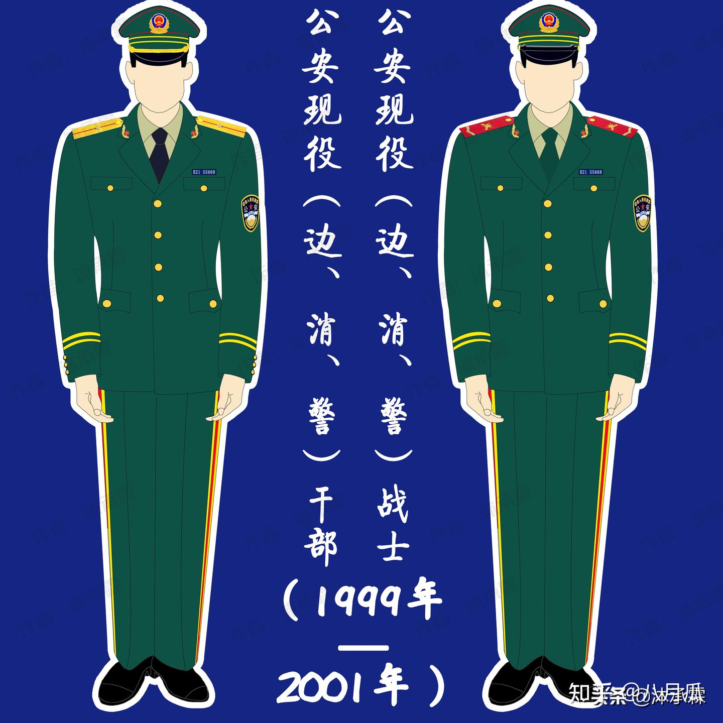 我国武警部队服装变迁：感受这支多次改制的光荣部队历史- 知乎