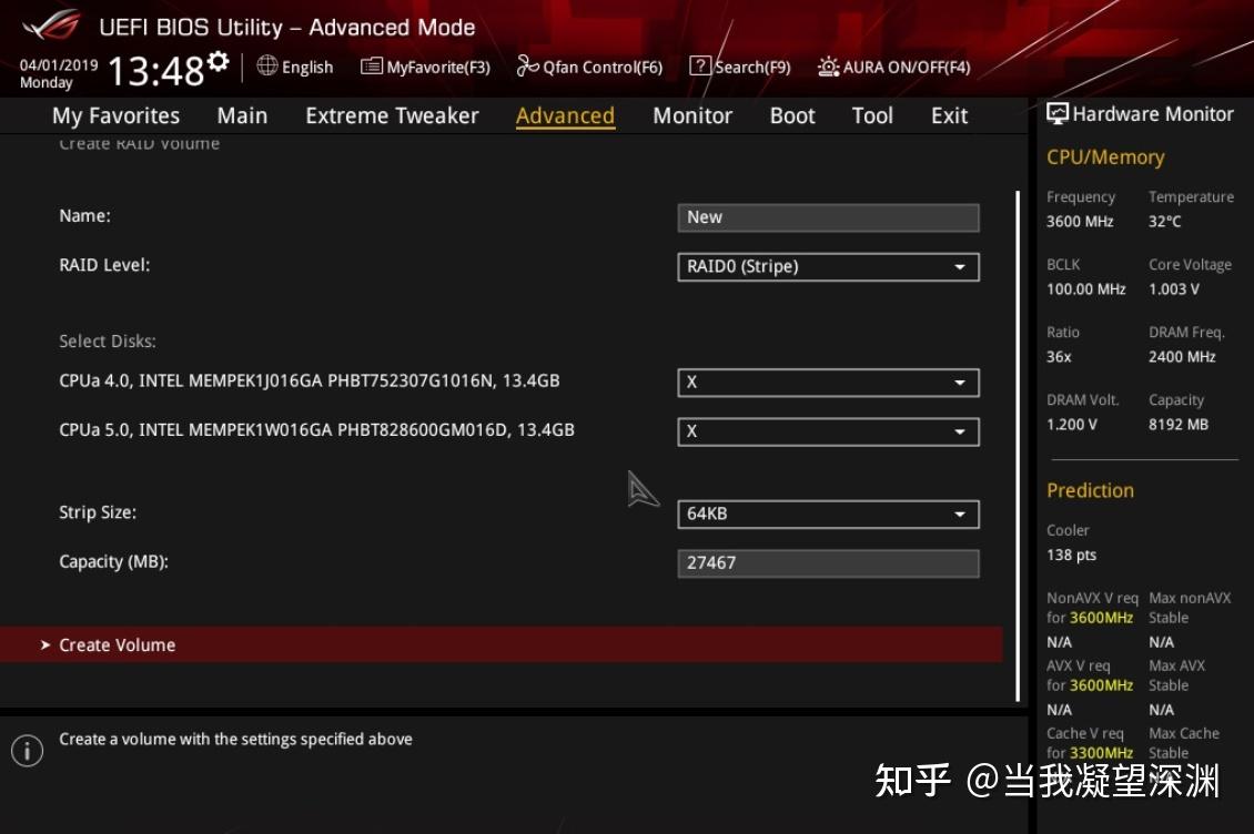 华硕ROG Maximus XI Extreme组建DIMM.2 RAID - 知乎