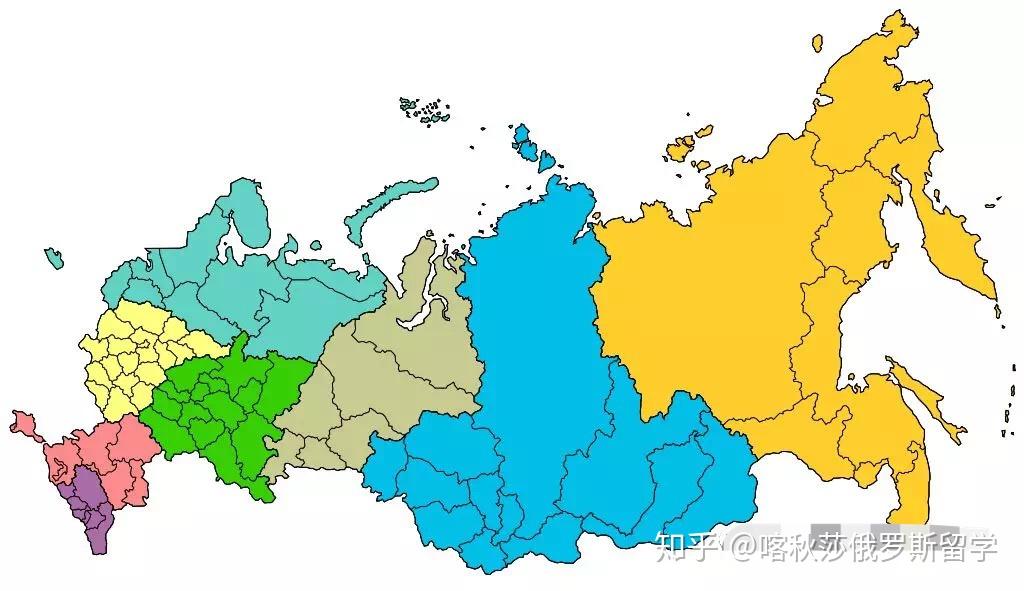 Карта областей российской федерации