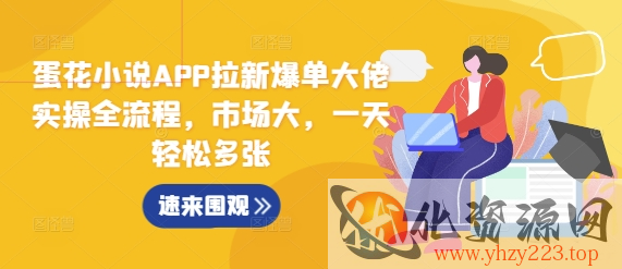 蛋花小说APP拉新爆单大佬实操全流程，市场大，一天轻松多张
