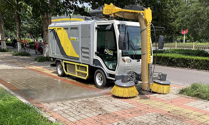 大型吸收树叶的机器,树叶收集神器