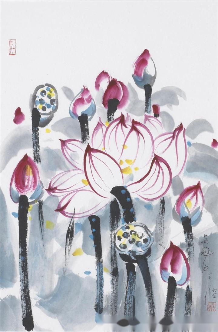 百位世界绘画大师之吴冠中,艺渡文化高清艺术作品图片集图库设计 - 知乎