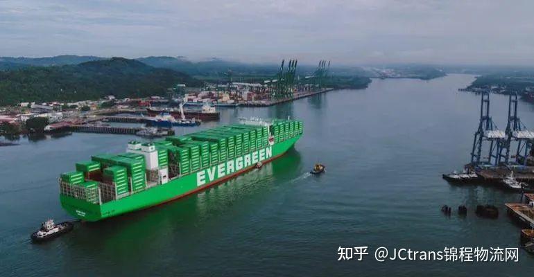 卸载1,400个标准箱，这艘集装箱船通过了巴拿马运河！ - 知乎