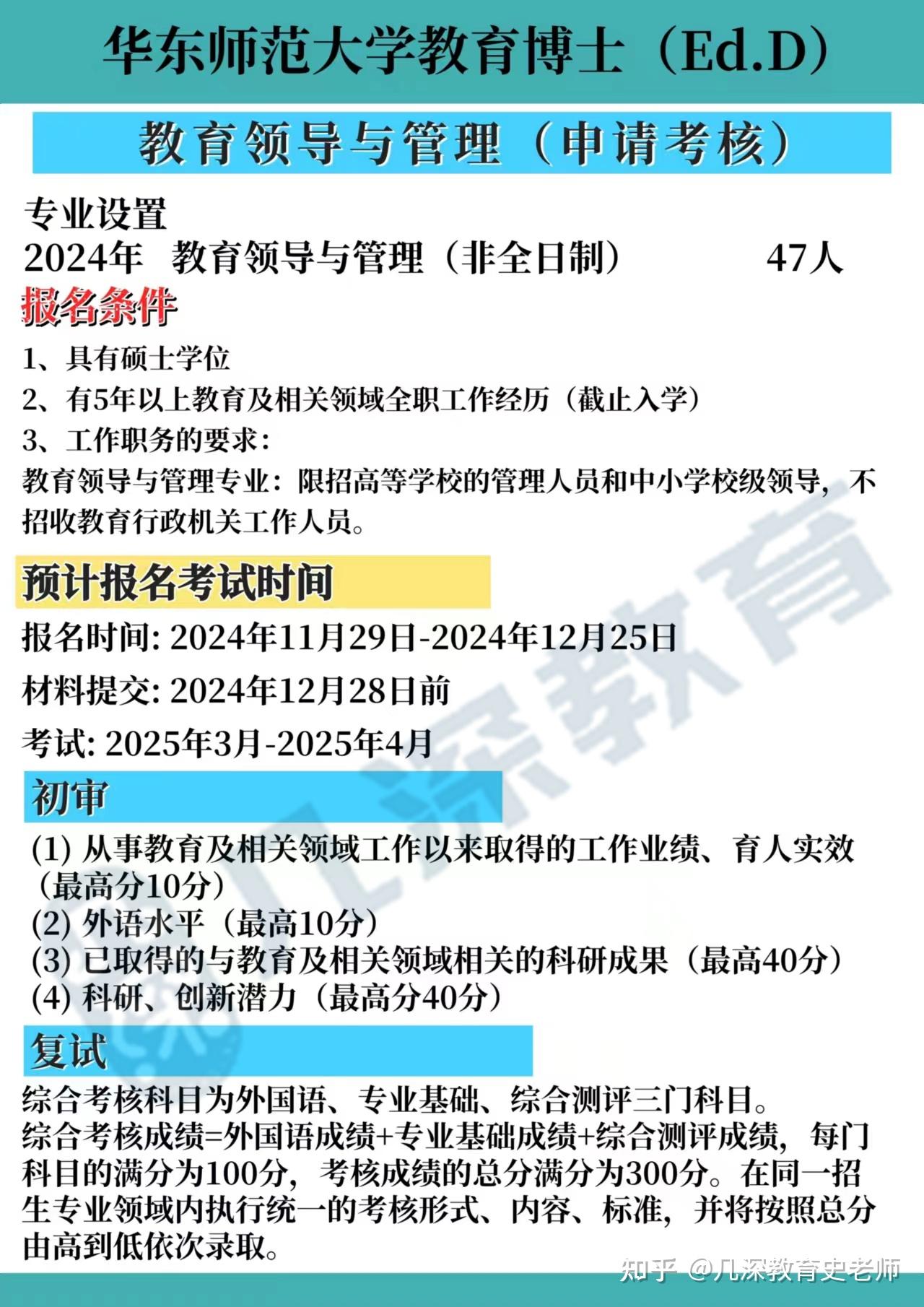【在职博士】华东师范大学教育博士(Ed.D)学校课程与教学专业往年招生情况、招生导师、课程辅导 - 知乎