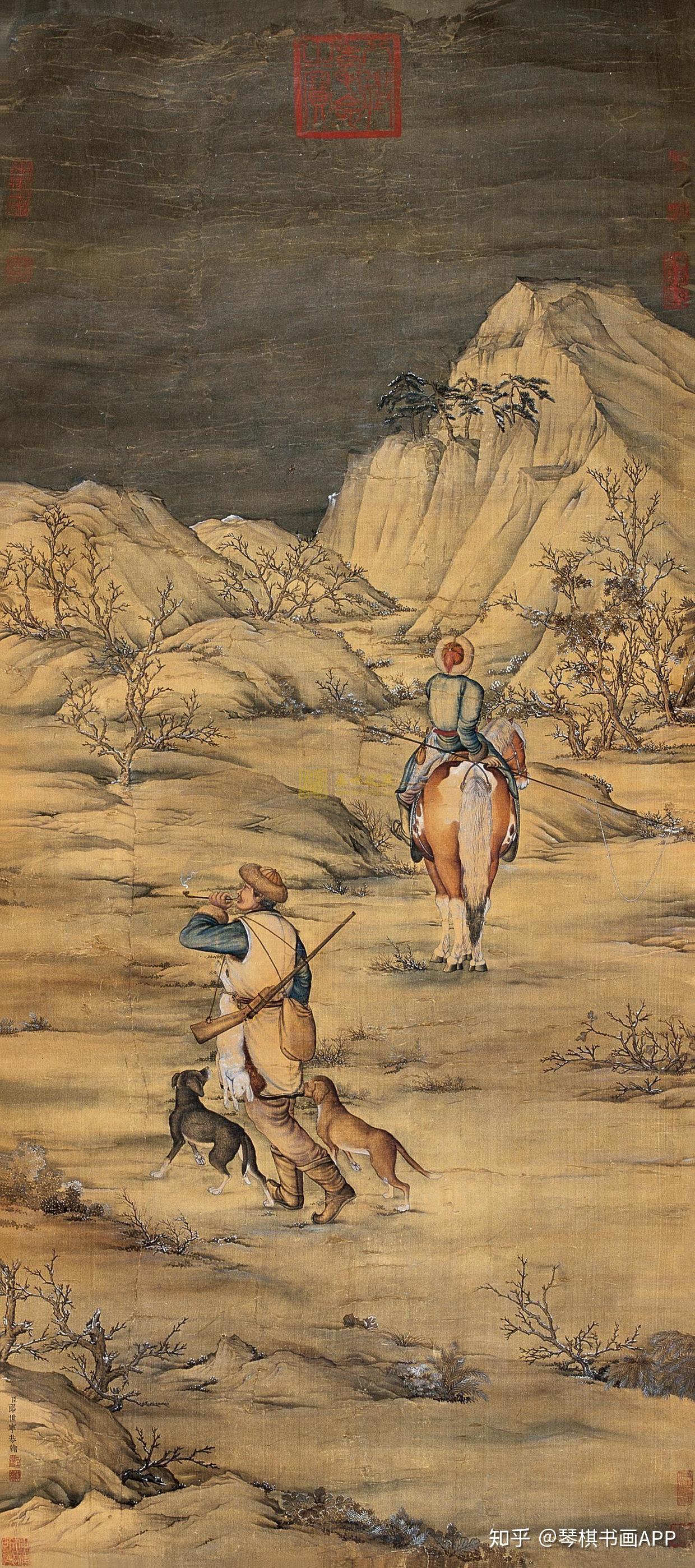 郎世宁精典作品高清全集(111张) - 知乎