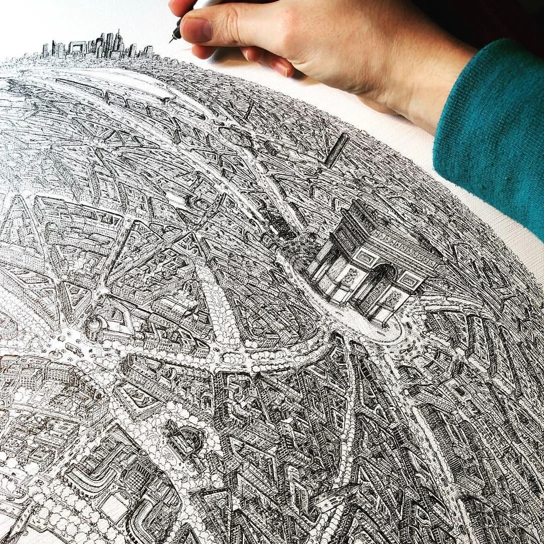 想问下大佬们,这是什么画风,或者是什么画法啊.