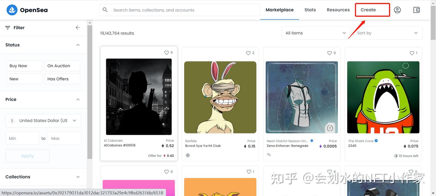 以国内（NFT中国）和海外（opensea）为例，说说如何创建自己的NFT作品- 知乎