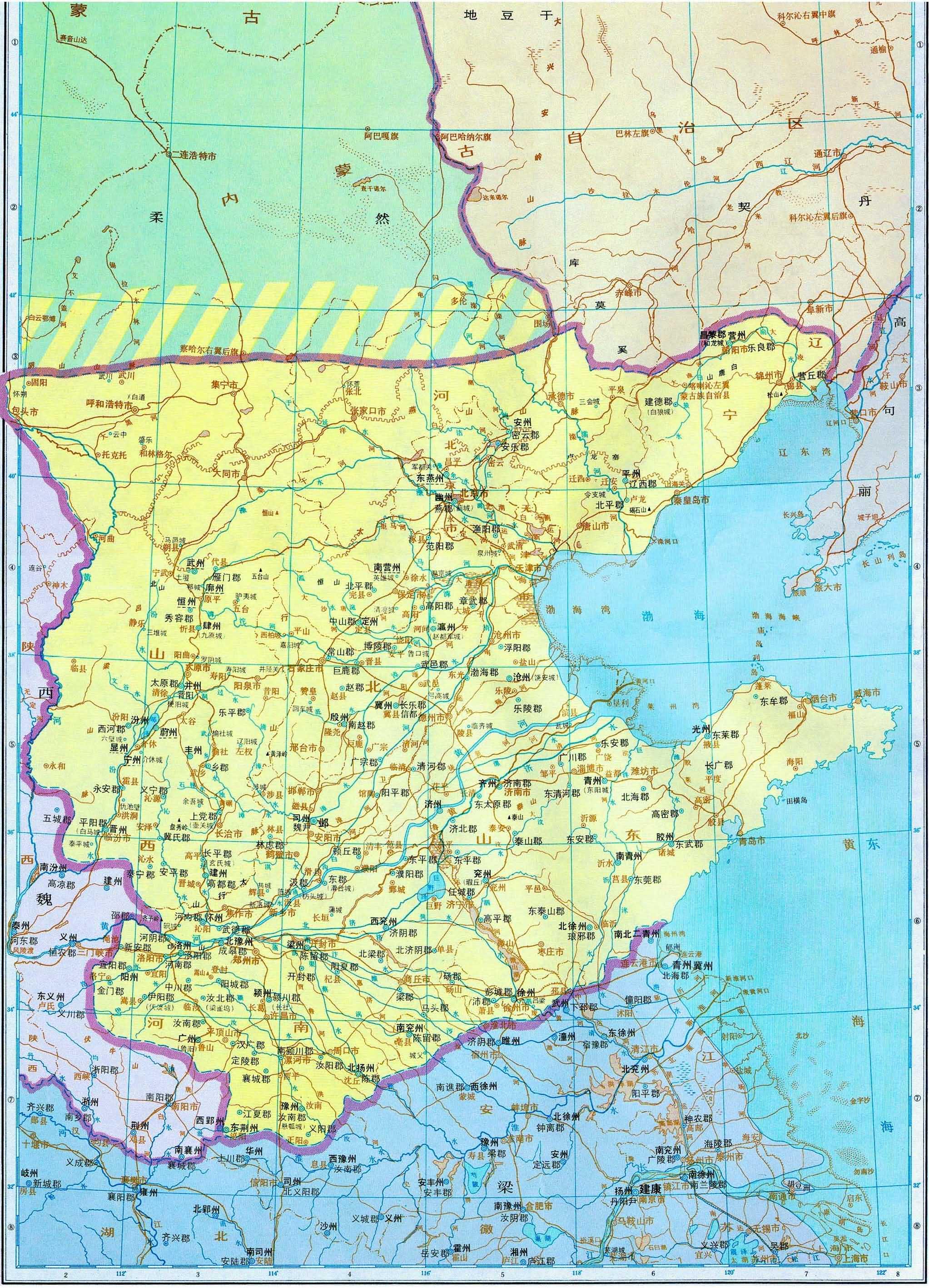 中国古代历史地图册(四)——三国两晋南北朝 - 知乎