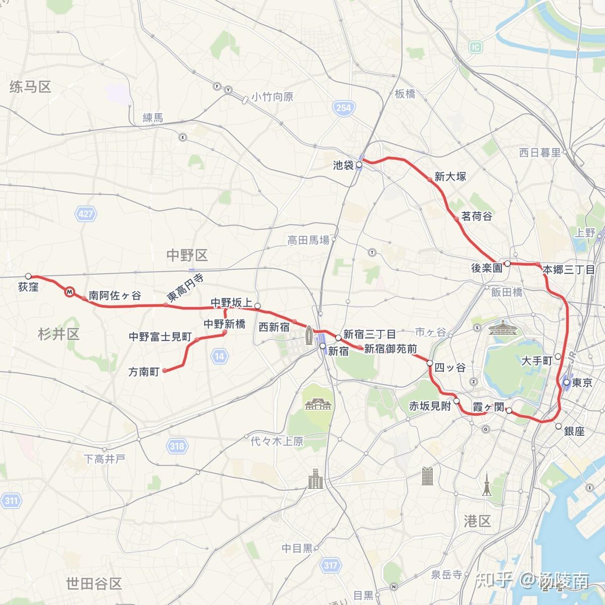 东京都地铁首末站及直通线简介 - 知乎